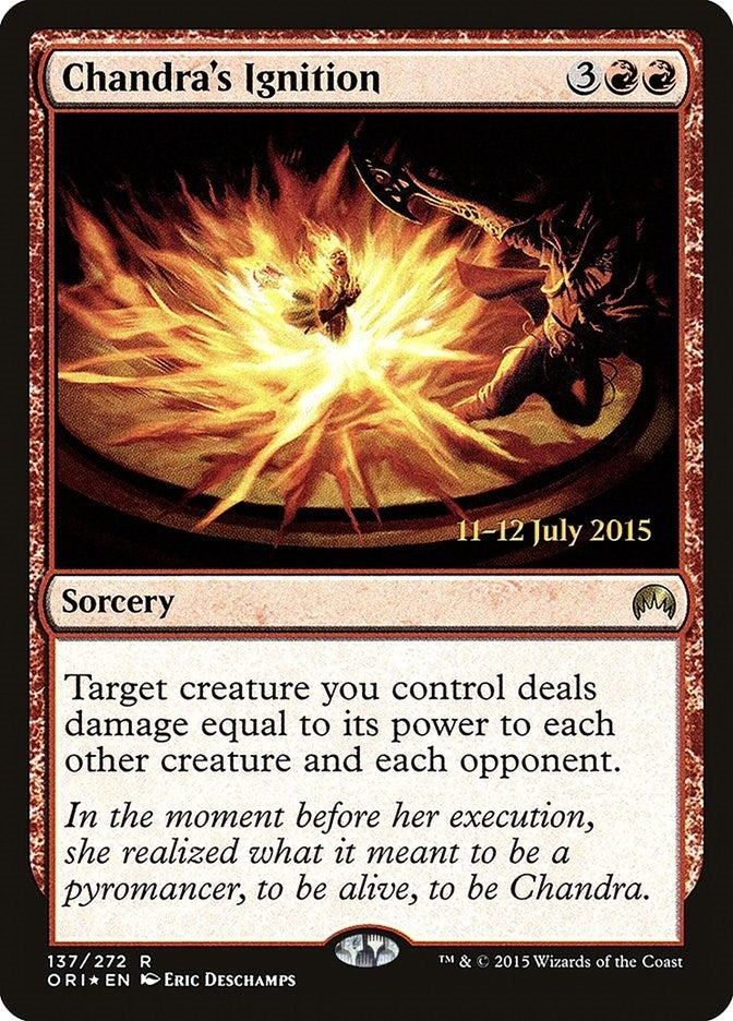 Image for Chandra's Ignition (137) - Magic: The Gathering