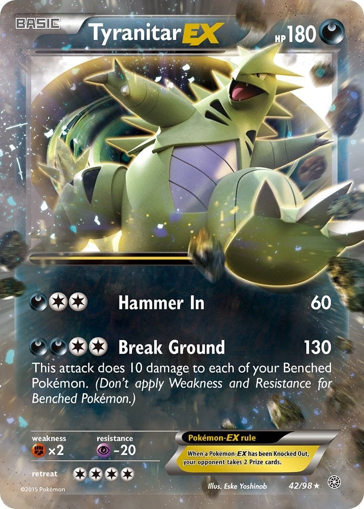 Image for Tyranitar EX (42/98) - Pokemon