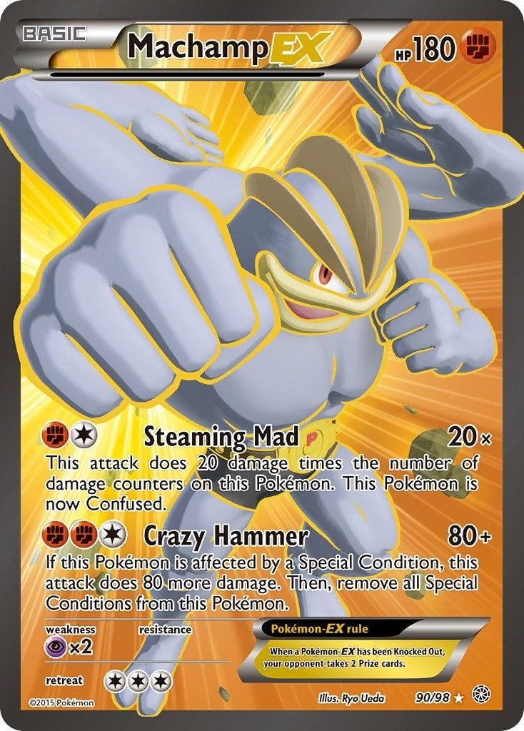 Image for Machamp EX (90 Full Art) (90/98) - Pokemon