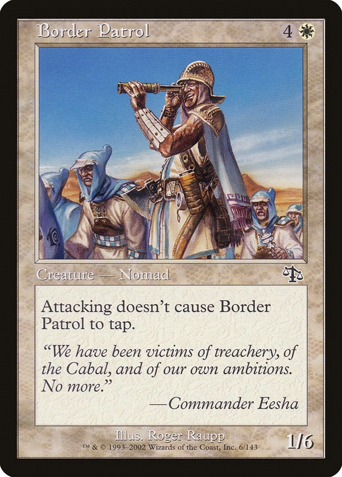 Image for Border Patrol (6) - Magic: The Gathering