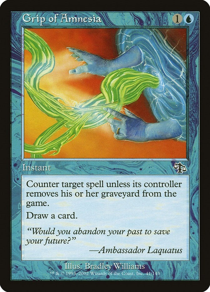 Image for Grip of Amnesia (41) - Magic: The Gathering