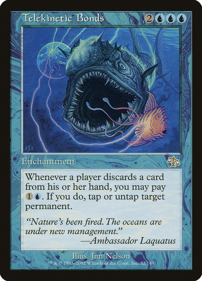 Image for Telekinetic Bonds (52) - Magic: The Gathering