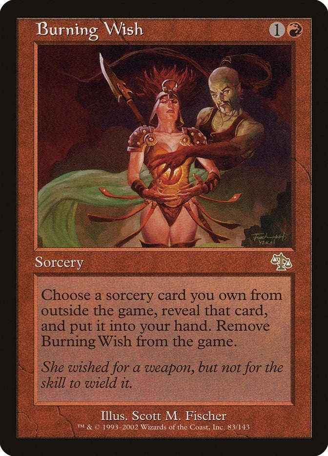 Image for Burning Wish (83) - Magic: The Gathering