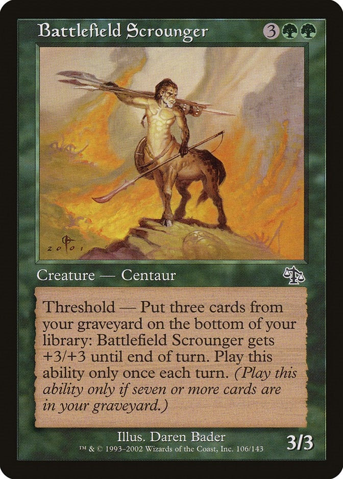 Image for Battlefield Scrounger (106) - Magic: The Gathering