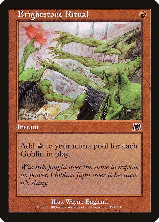 Image for Brightstone Ritual (191) - Magic: The Gathering