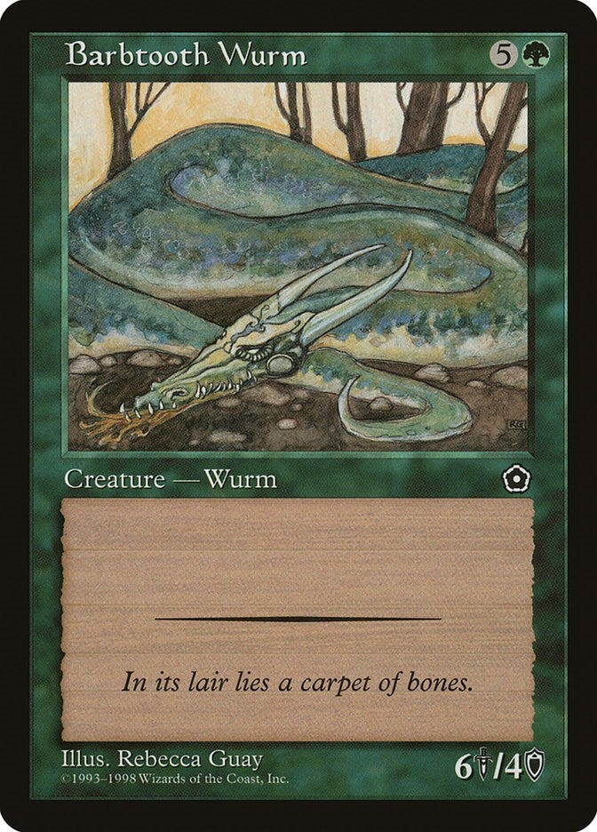 Image for Barbtooth Wurm - Magic: The Gathering