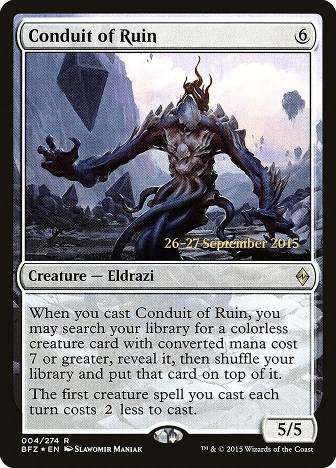 Image for Conduit of Ruin (4) - Magic: The Gathering