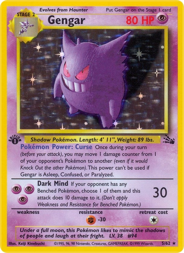 Image for Gengar (5) (05/62) - Pokemon