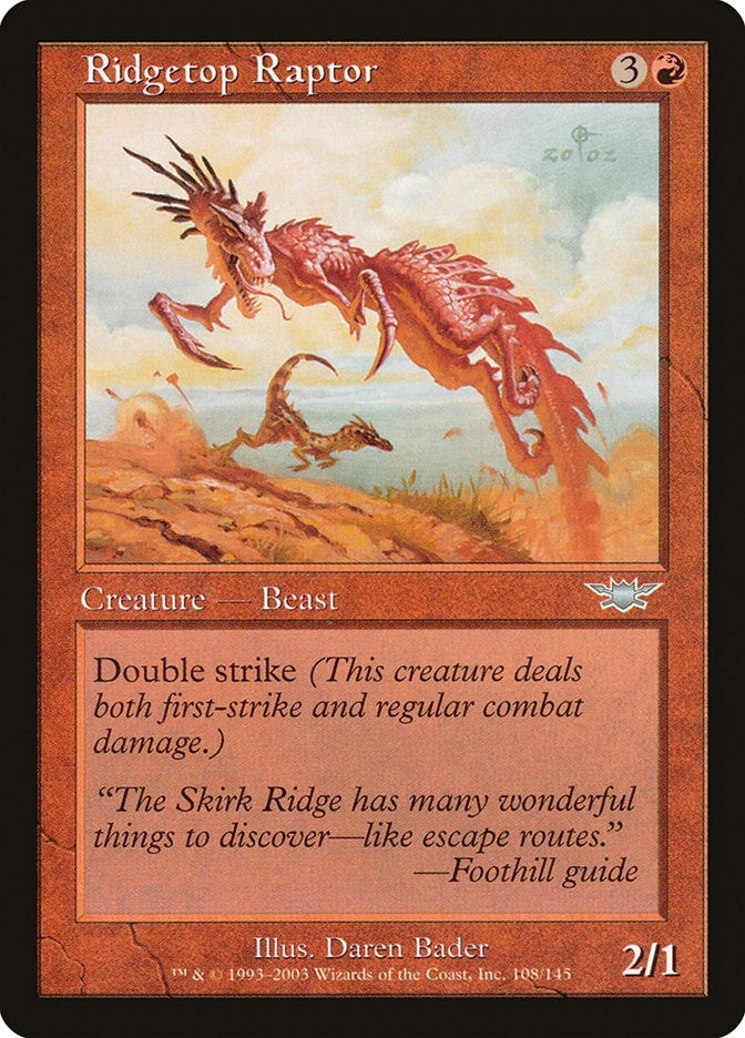 Image for Ridgetop Raptor (108) - Magic: The Gathering