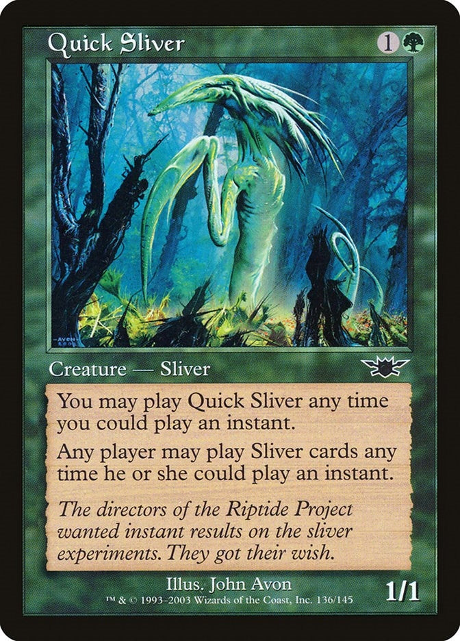 Image for Quick Sliver (136) - Magic: The Gathering