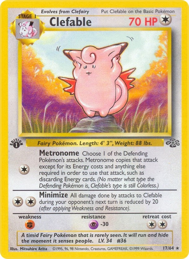 Image for Clefable (17) (17/64) - Pokemon