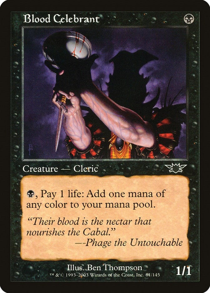 Image for Blood Celebrant (61) - Magic: The Gathering