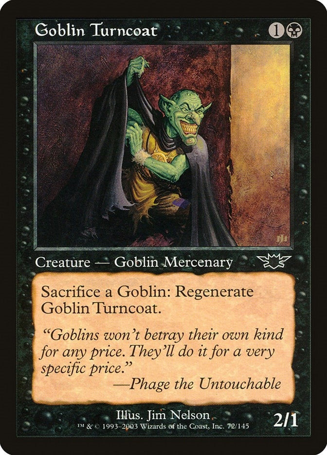 Image for Goblin Turncoat (72) - Magic: The Gathering