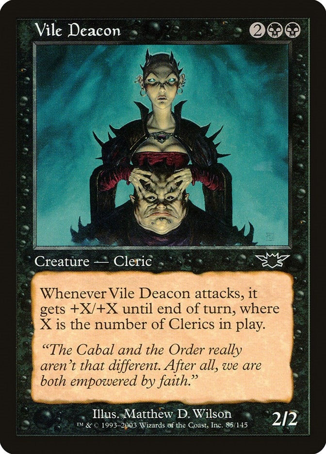 Image for Vile Deacon (85) - Magic: The Gathering