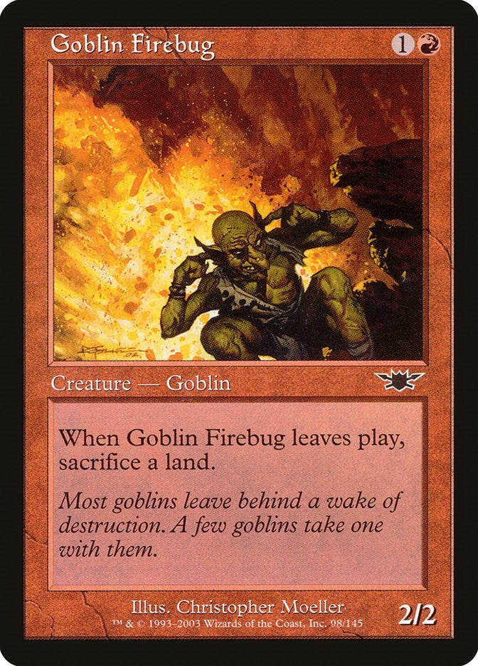 Image for Goblin Firebug (98) - Magic: The Gathering