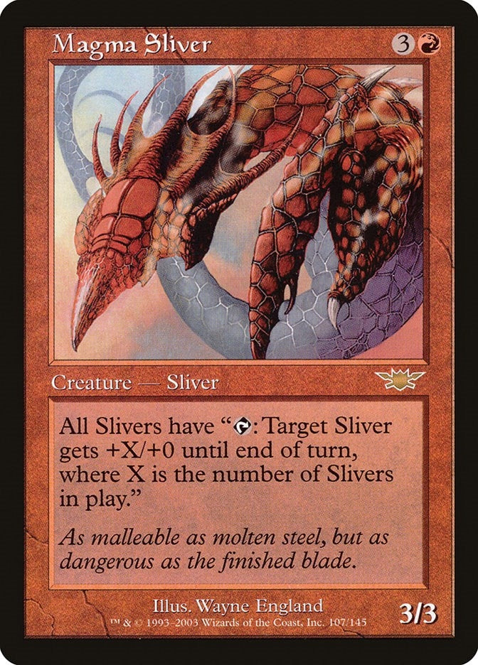 Image for Magma Sliver (107) - Magic: The Gathering