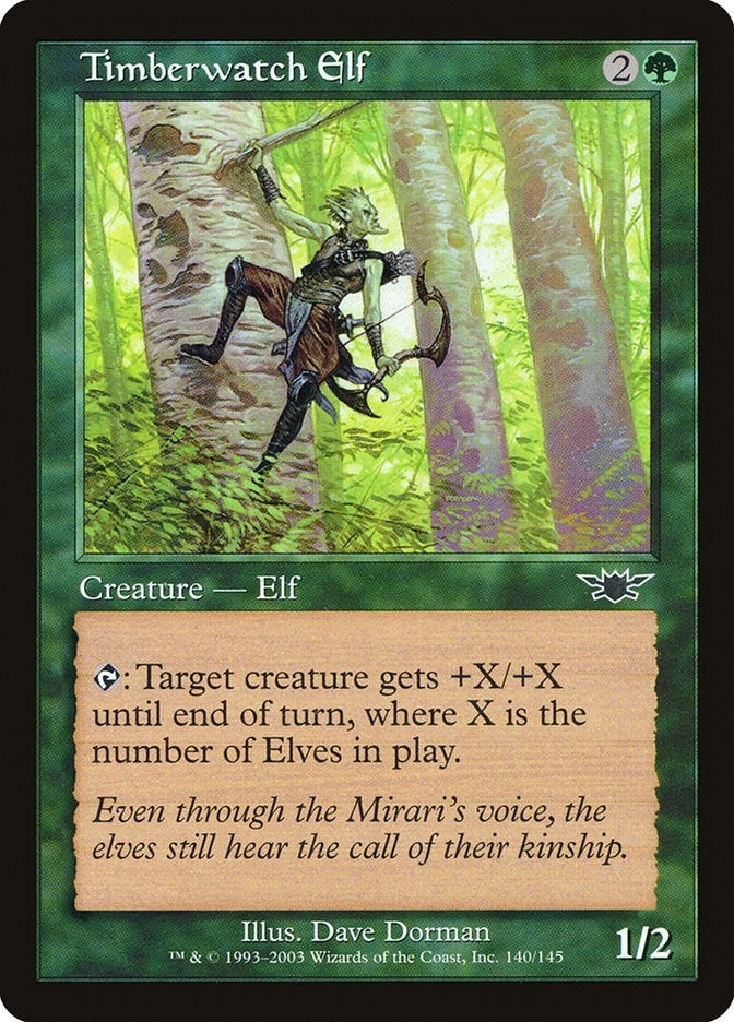 Image for Timberwatch Elf (140) - Magic: The Gathering