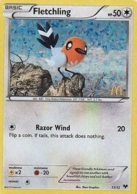 Image for Fletchling (011/012) - Pokemon