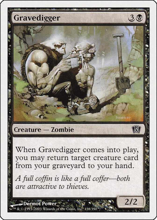 Image for Gravedigger (138) - Magic: The Gathering