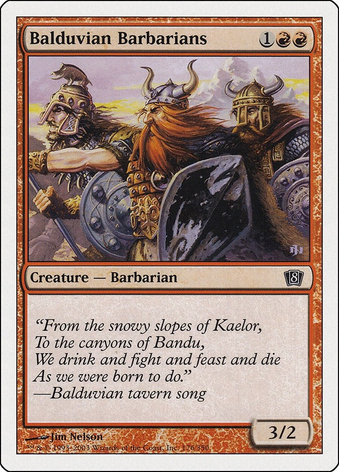 Image for Balduvian Barbarians (176) - Magic: The Gathering