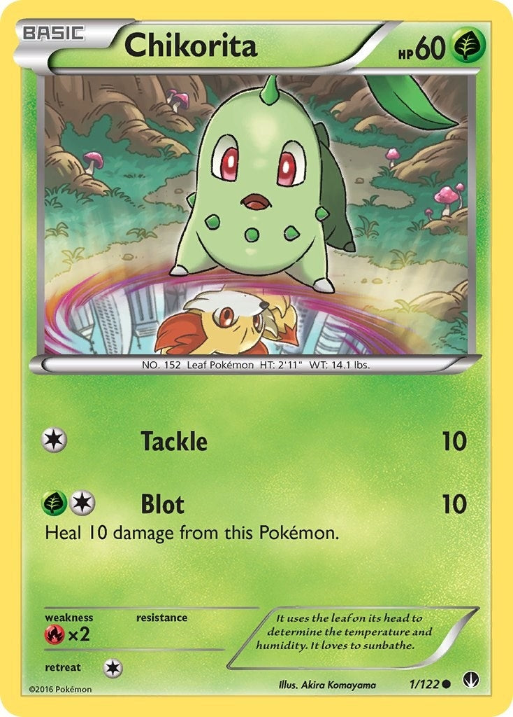 Image for Chikorita (1/122) - Pokemon