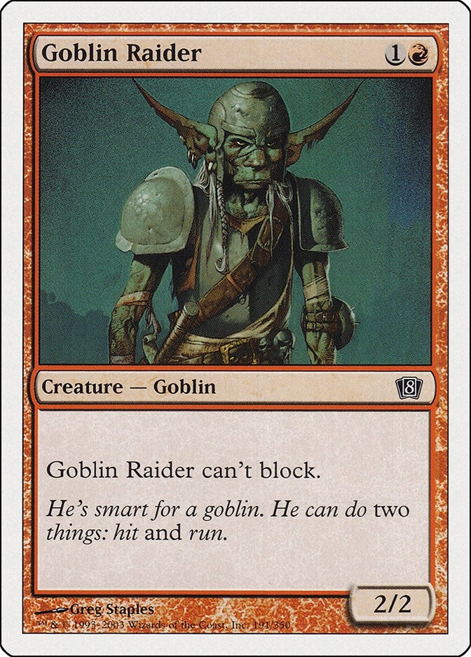 Image for Goblin Raider (191) - Magic: The Gathering
