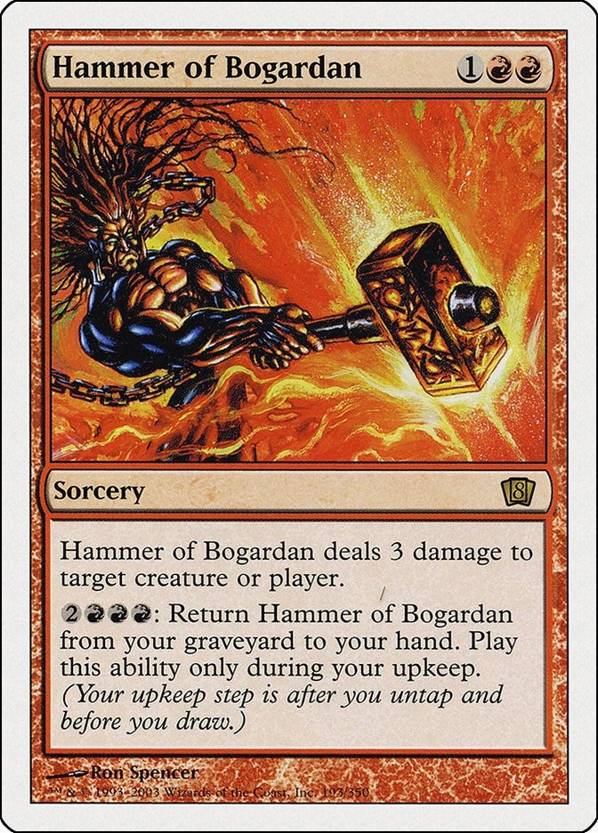 Image for Hammer of Bogardan (193) - Magic: The Gathering