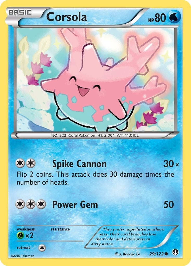 Image for Corsola (29/122) - Pokemon
