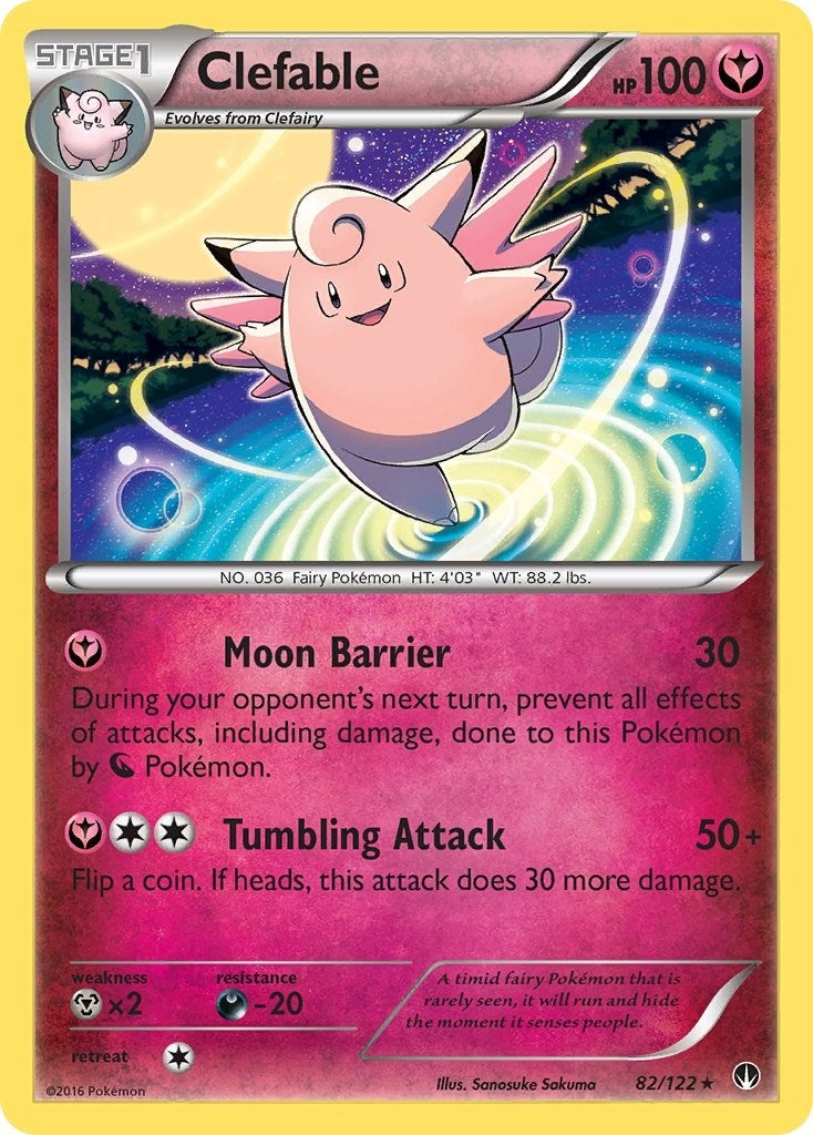 Image for Clefable (82/122) - Pokemon