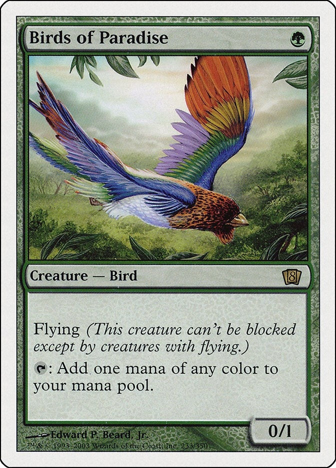 Image for Birds of Paradise (233) - Magic: The Gathering