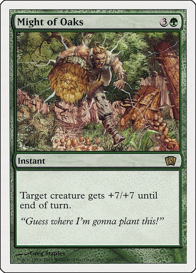 Image for Might of Oaks (265) - Magic: The Gathering