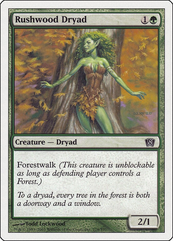 Image for Rushwood Dryad (278) - Magic: The Gathering
