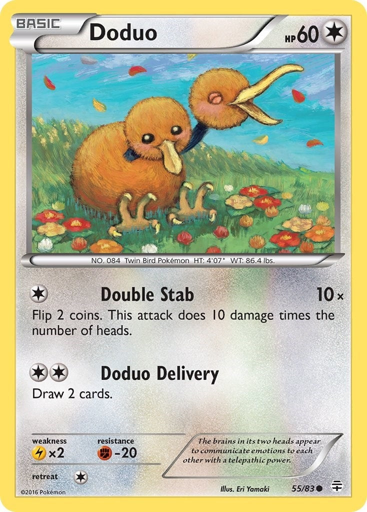 Image for Doduo (55/83) - Pokemon