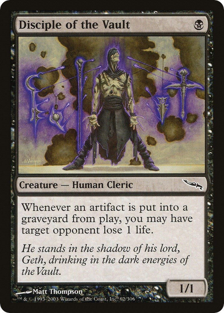 Image for Disciple of the Vault (62) - Magic: The Gathering