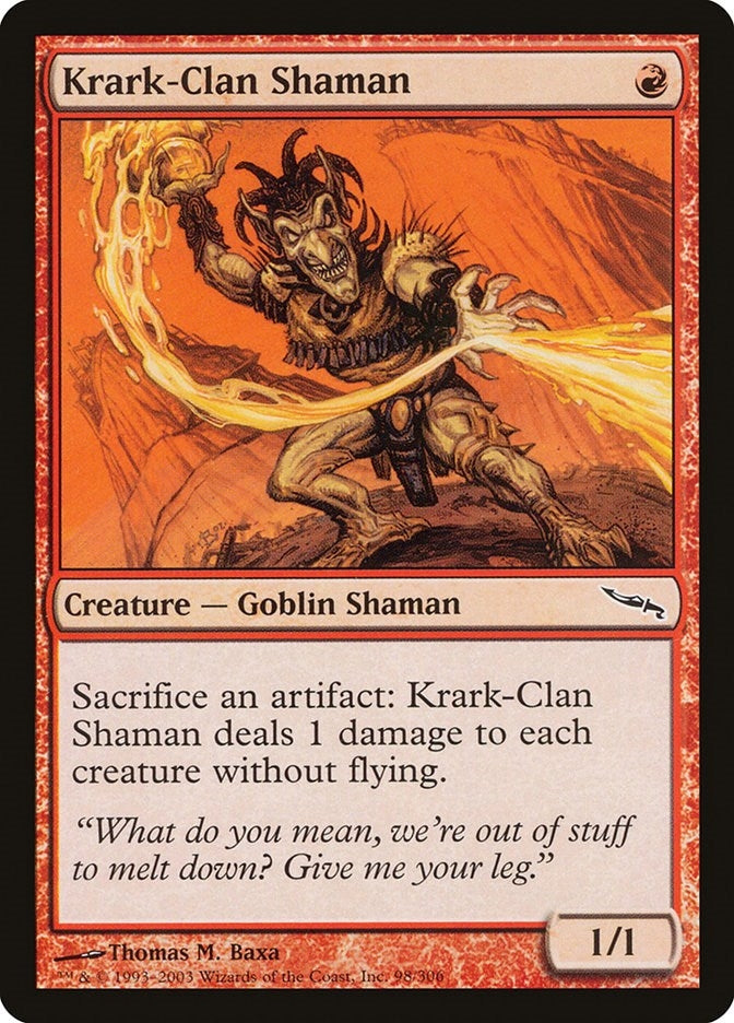 Image for Krark-Clan Shaman (98) - Magic: The Gathering