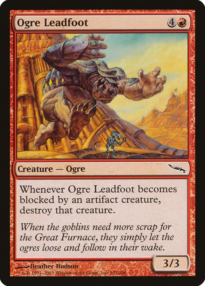 Image for Ogre Leadfoot (102) - Magic: The Gathering