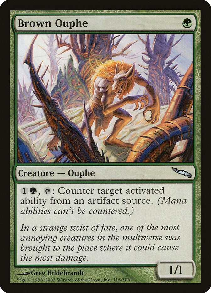 Image for Brown Ouphe (115) - Magic: The Gathering