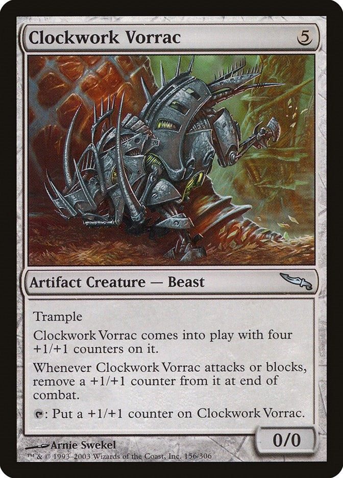 Image for Clockwork Vorrac (156) - Magic: The Gathering