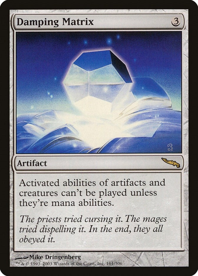 Image for Damping Matrix (161) - Magic: The Gathering
