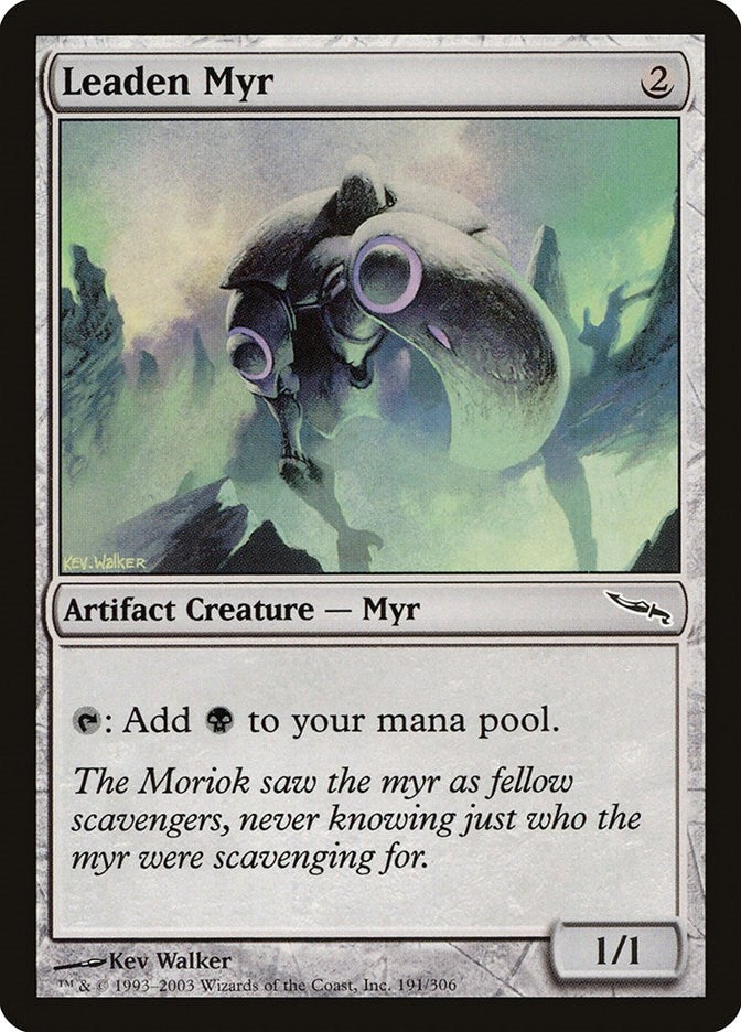 Image for Leaden Myr (191) - Magic: The Gathering