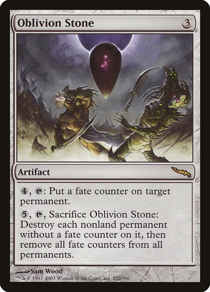 Image for Oblivion Stone (222) - Magic: The Gathering