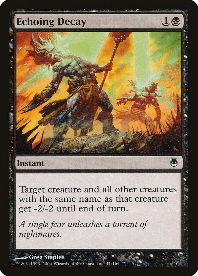 Image for Echoing Decay (41) - Magic: The Gathering