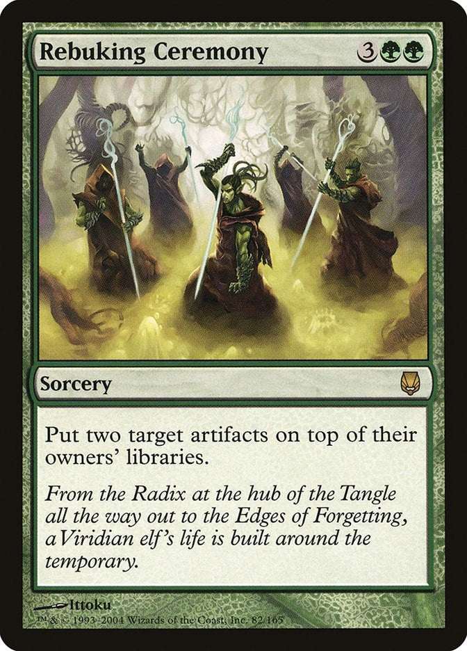 Image for Rebuking Ceremony (82) - Magic: The Gathering