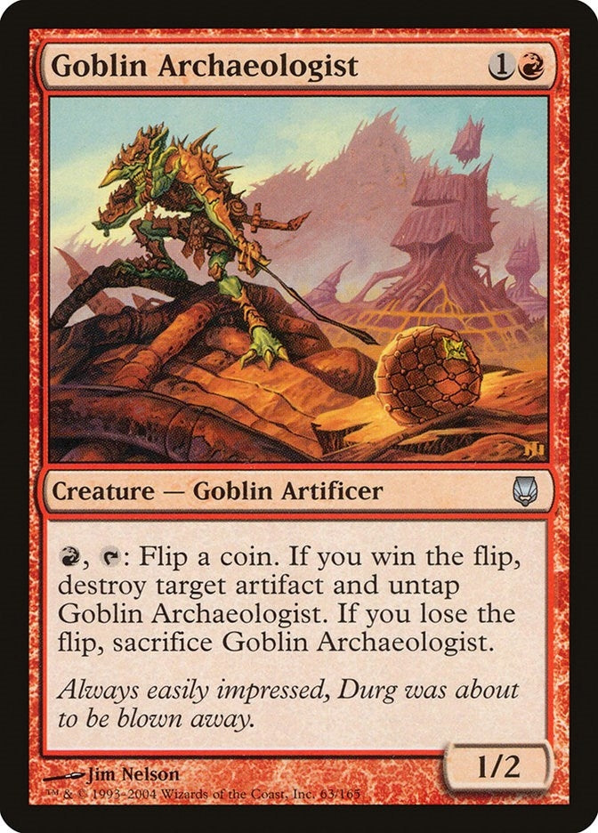 Image for Goblin Archaeologist (63) - Magic: The Gathering