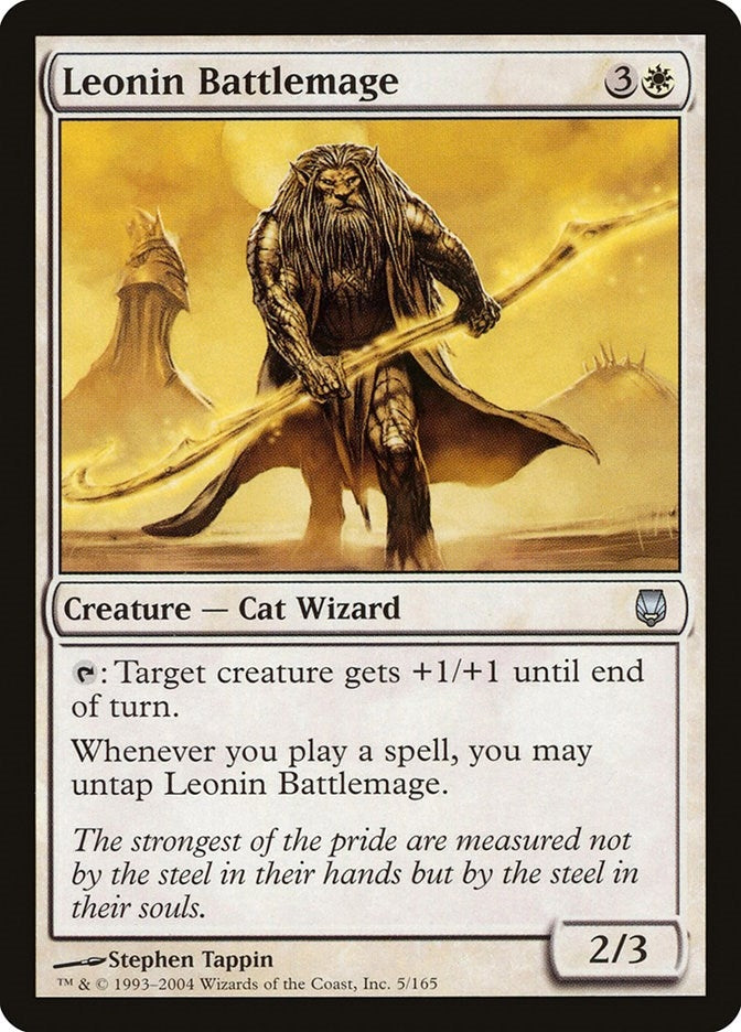 Image for Leonin Battlemage (5) - Magic: The Gathering