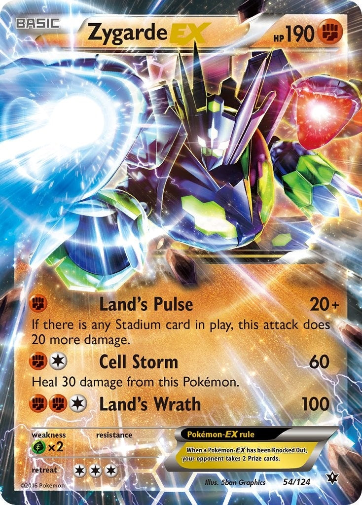 Image for Zygarde EX (54/124) - Pokemon