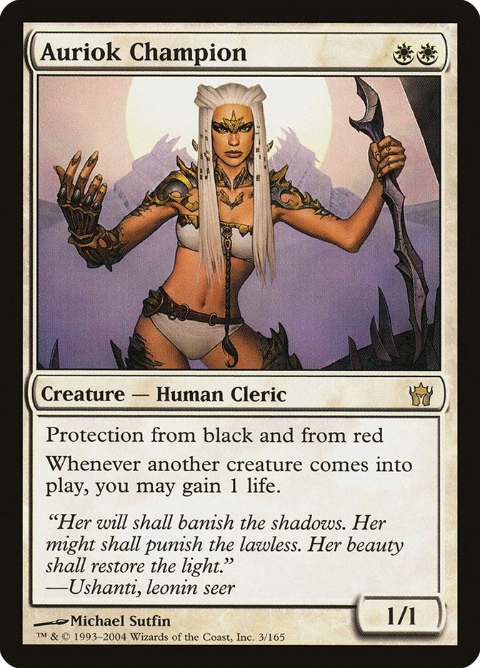 Image for Auriok Champion (3) - Magic: The Gathering