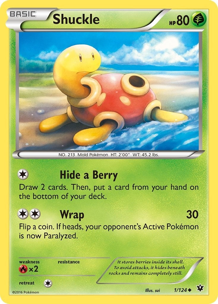 Image for Shuckle (1/124) - Pokemon