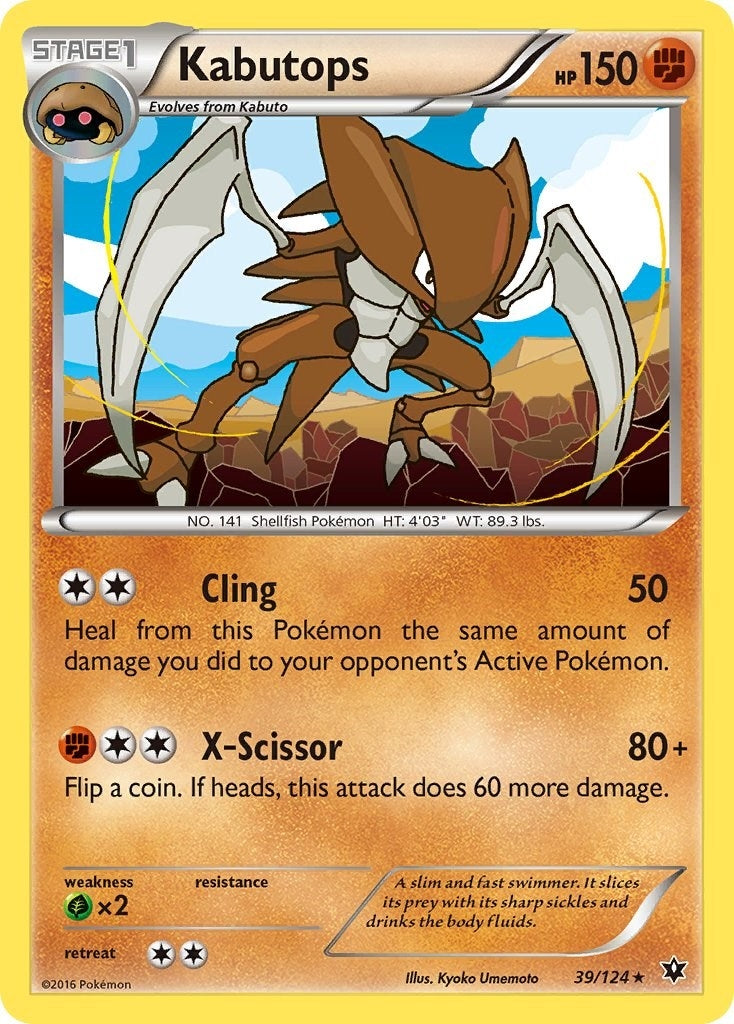 Image for Kabutops (39/124) - Pokemon