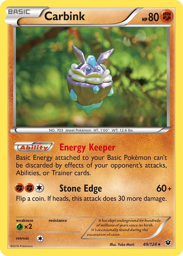 Image for Carbink (49) (49/124) - Pokemon